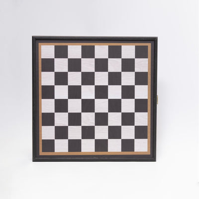 refurbished | Manopoulos 4in1 combo game (chess/backgammon/ludo/snakes), modern