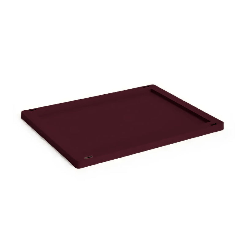 Hay Colour Crate Medium Plastic Lid, bordeaux