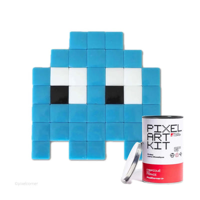 Pixel Corner Pixel Art Kit Classic diy wall art, the gloomies blue