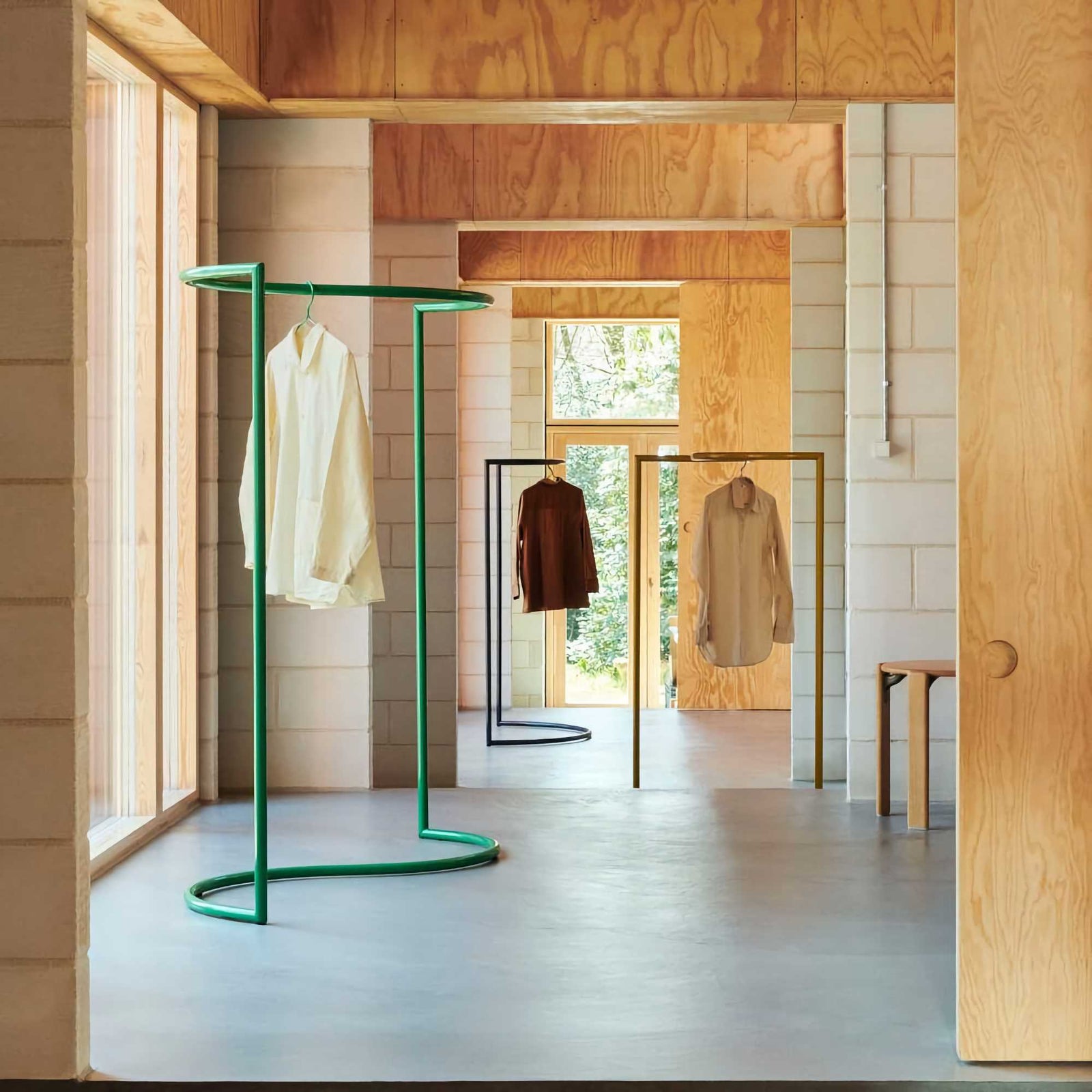 HAY Colour S-Shape coat rack, Jungle green