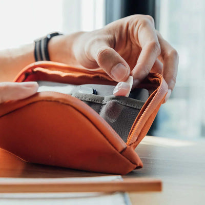 Orbitkey Desk Pouch, terracotta