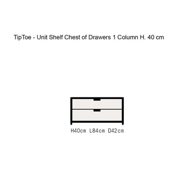 Tiptoe UNIT chest of drawers