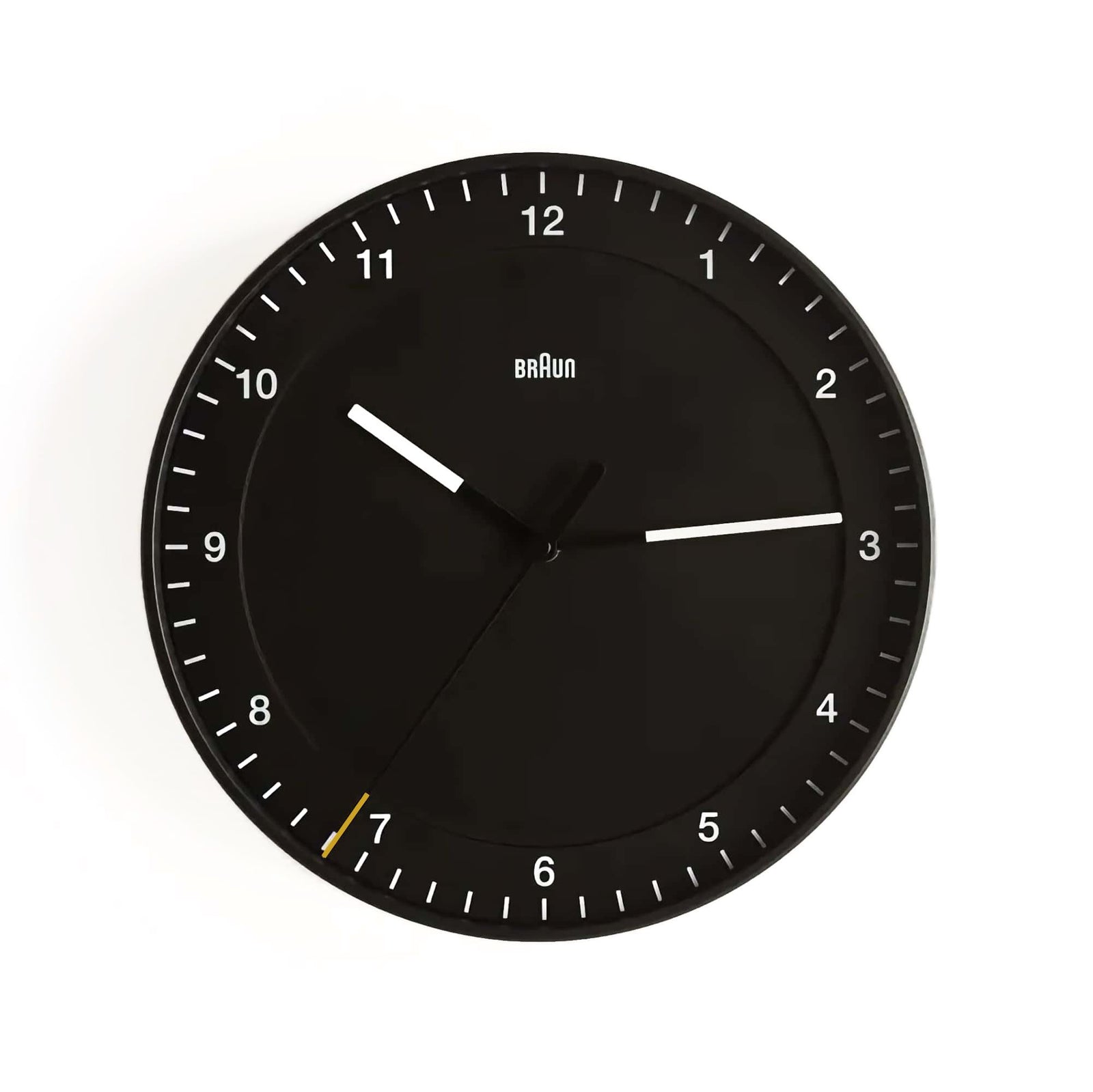 Braun BC17 wall clock, black