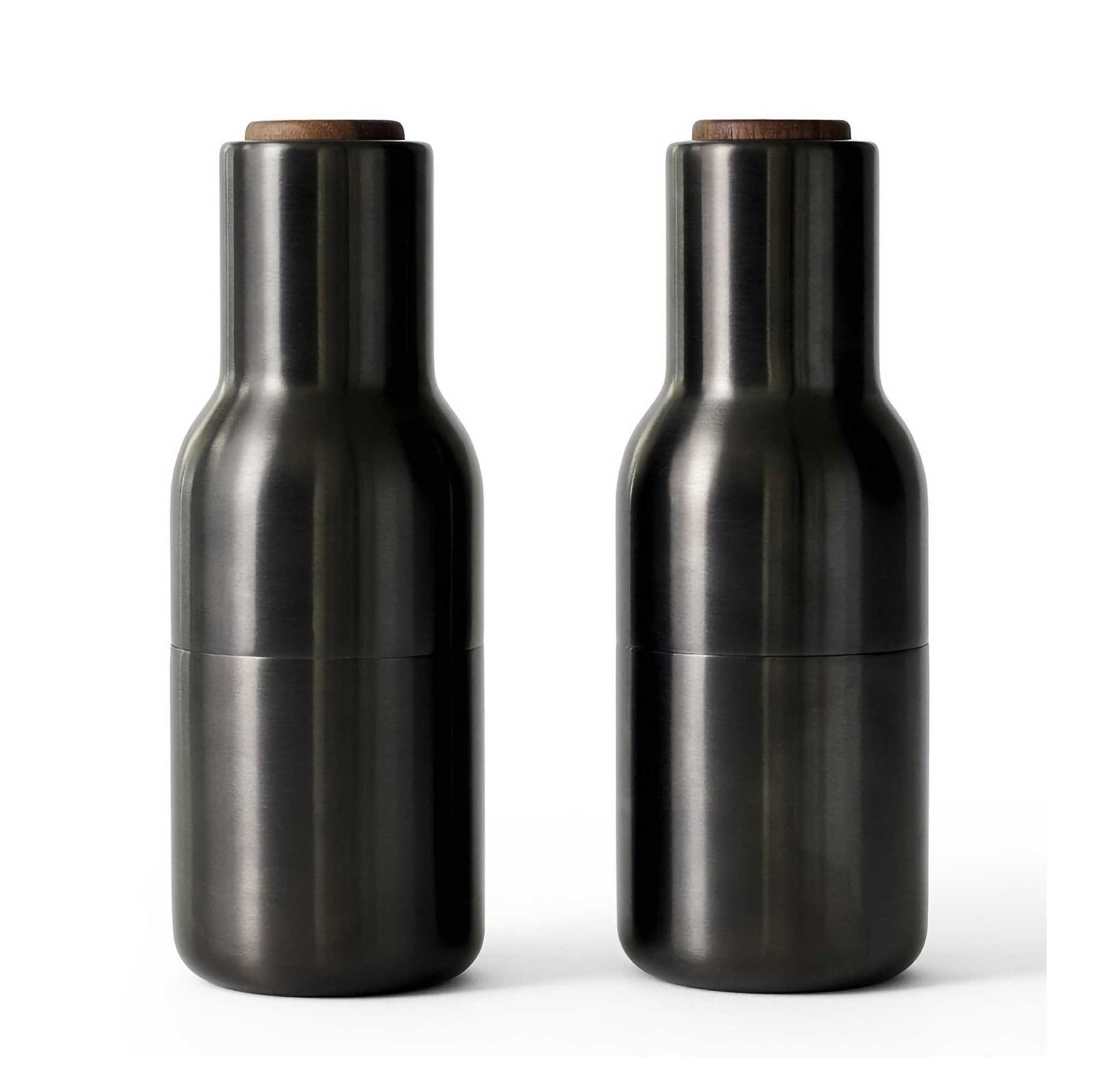 Audo Bottle grinders, walnut/bronzed bronze