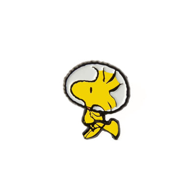 Peanuts x Magpie Snoopy enamel pin, space woodstock