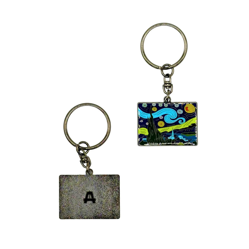 Today is Art Day Starry Night Keychain