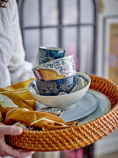 Bloomingville Hezha bowl, blue