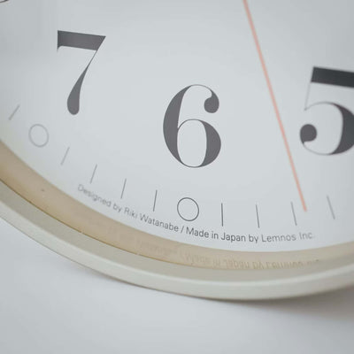 Lemnos RIKI Ring wall clock, black