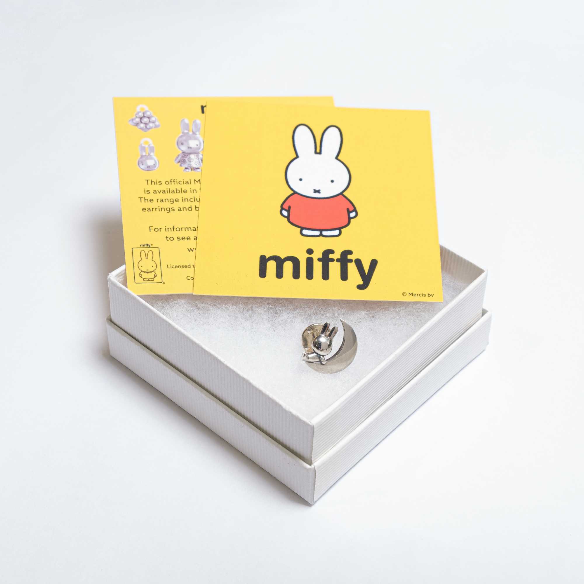 refurbished | Miffy & The Moon Sterling Silver Pine Brooch