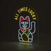 All Times Lucky Neon LED Sign