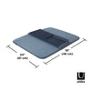 Umbra Udry Dish Rack with Drying Mat