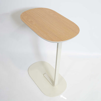 ex-display | Muuto Relate Side Table 74cm, Oak Veneer/Off White