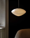 &Tradition AP16 Mist Pendant Lamp, Matt White/Opal Glass