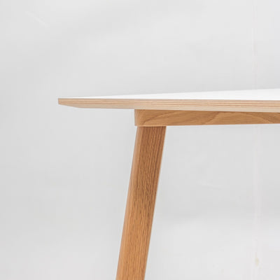 refurbished | HAY Cph Deux 210 table L140xW75, pearl white/oak