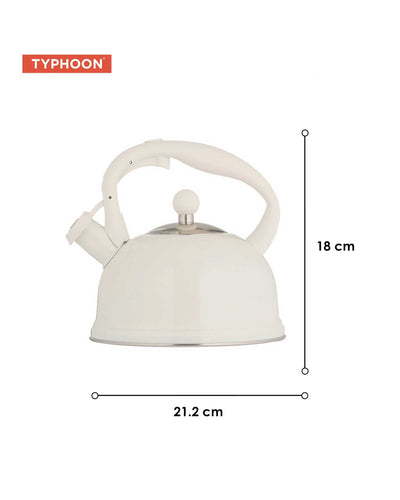 Typhoon Stove Top Kettle 1.8L , Cream