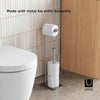 Umbra Cappa Toilet Paper Holder & Reserve, Nickel