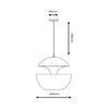 DCW Here Comes The Sun pendant lamp Ø35, Black/Copper