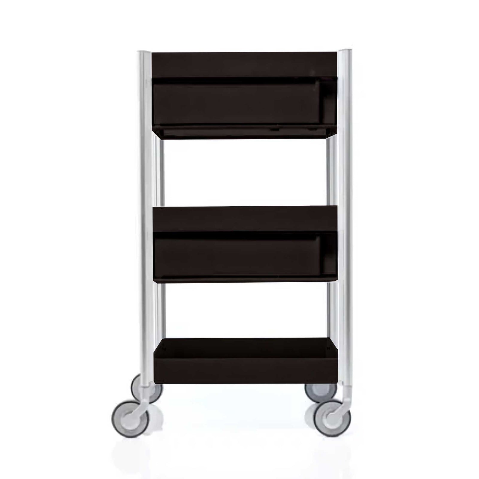 Studio Domo Ally High 3 Tier Trolley, Black