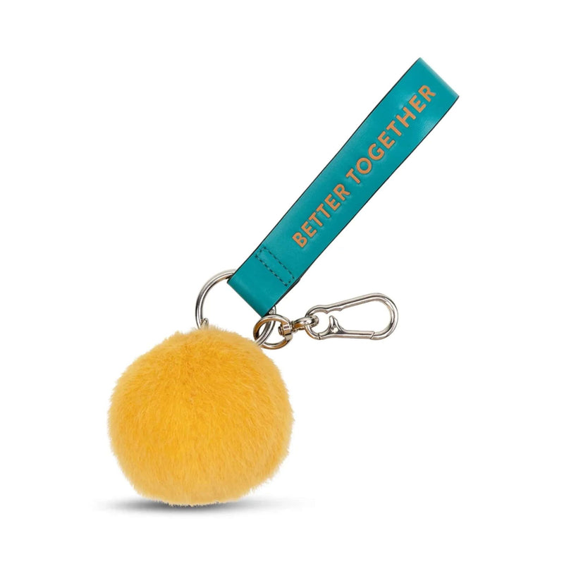 IBTT Smiley ECO Fuzzy Bag Charm 7cm ast. (F Yellow)