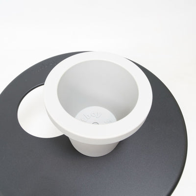 refurbished | Fatboy Bakkes planter table, anthracite/light grey