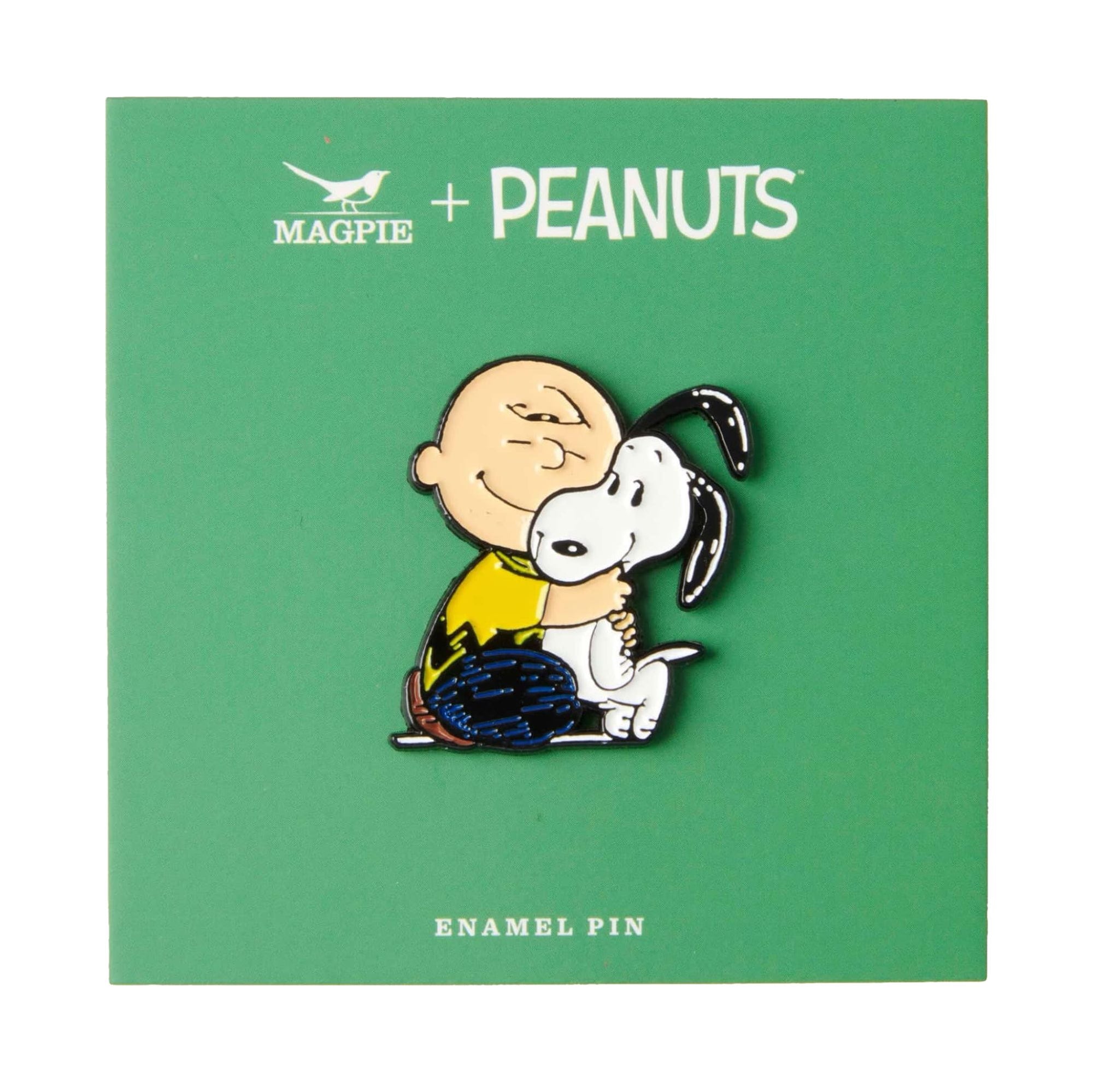 Peanuts x Magpie Snoopy enamel pin, be kind