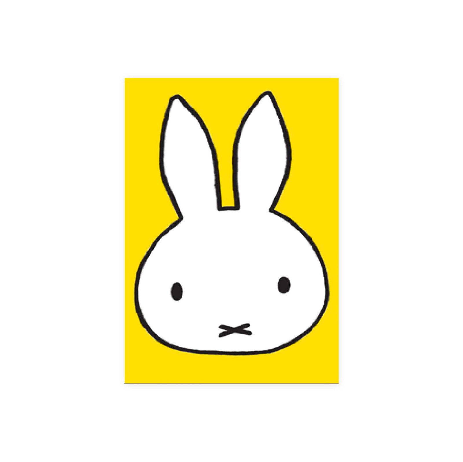 Hype Dick Bruna mini card, miffy head