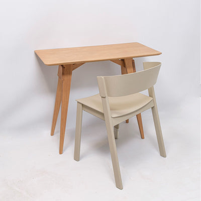 refurbished | Design House Stockholm Arco small desk & Muuto Cover side chair bundle