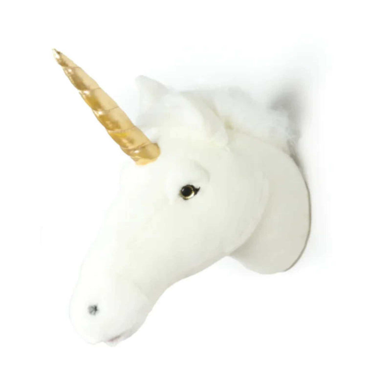 Wild & Soft Animal Heads, Claire The White Unicorn