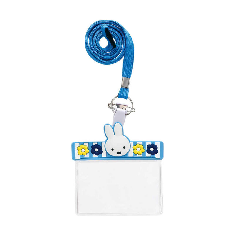 Miffy Name Card Holder with Strap , Blue