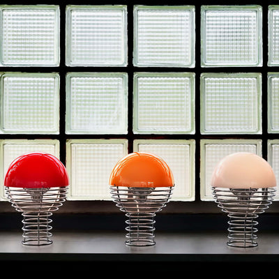 Verpan Wire ø18 Portable rechargeable lamp, orange