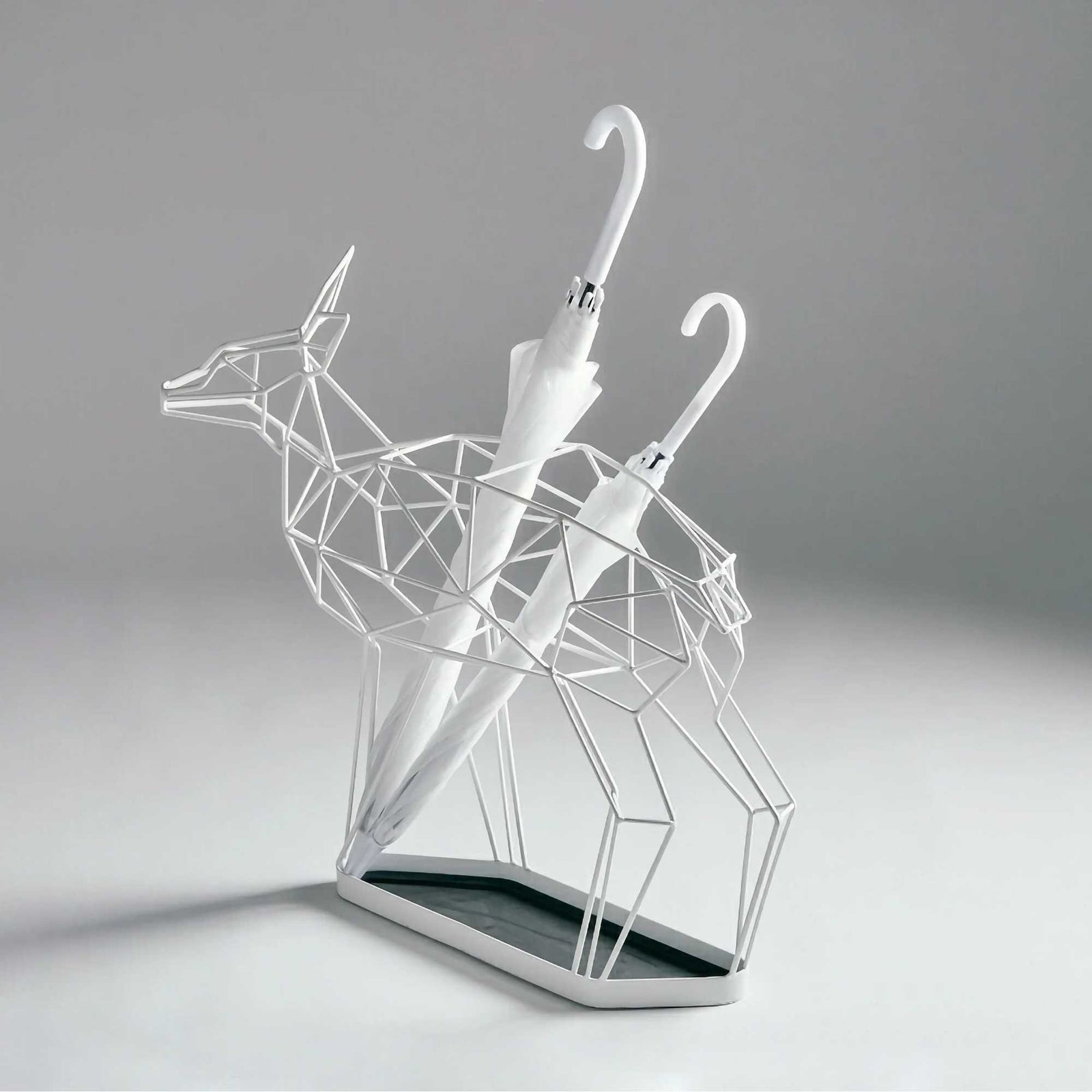 Studio Domo Fawn Umbrella Stand , White