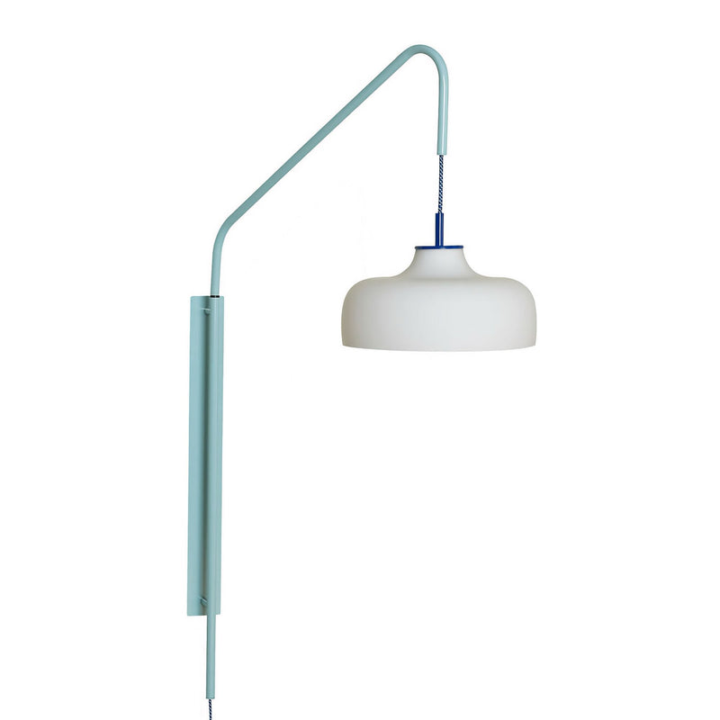 Hubsch Current wall light, light blue