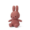 Miffy ECO Corduroy Sitting plush 23cm, dusty rose