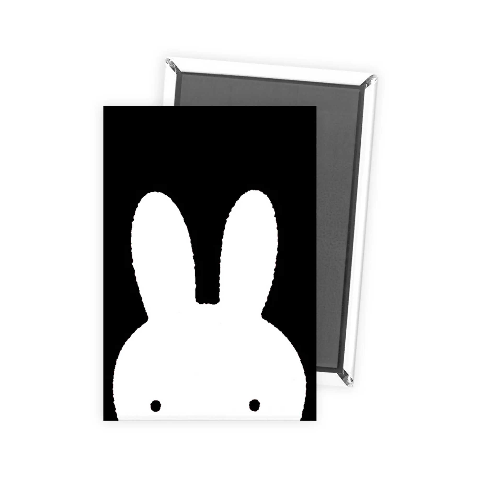 Miffy Face B&W Magnet