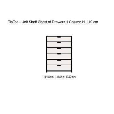 Tiptoe UNIT chest of drawers