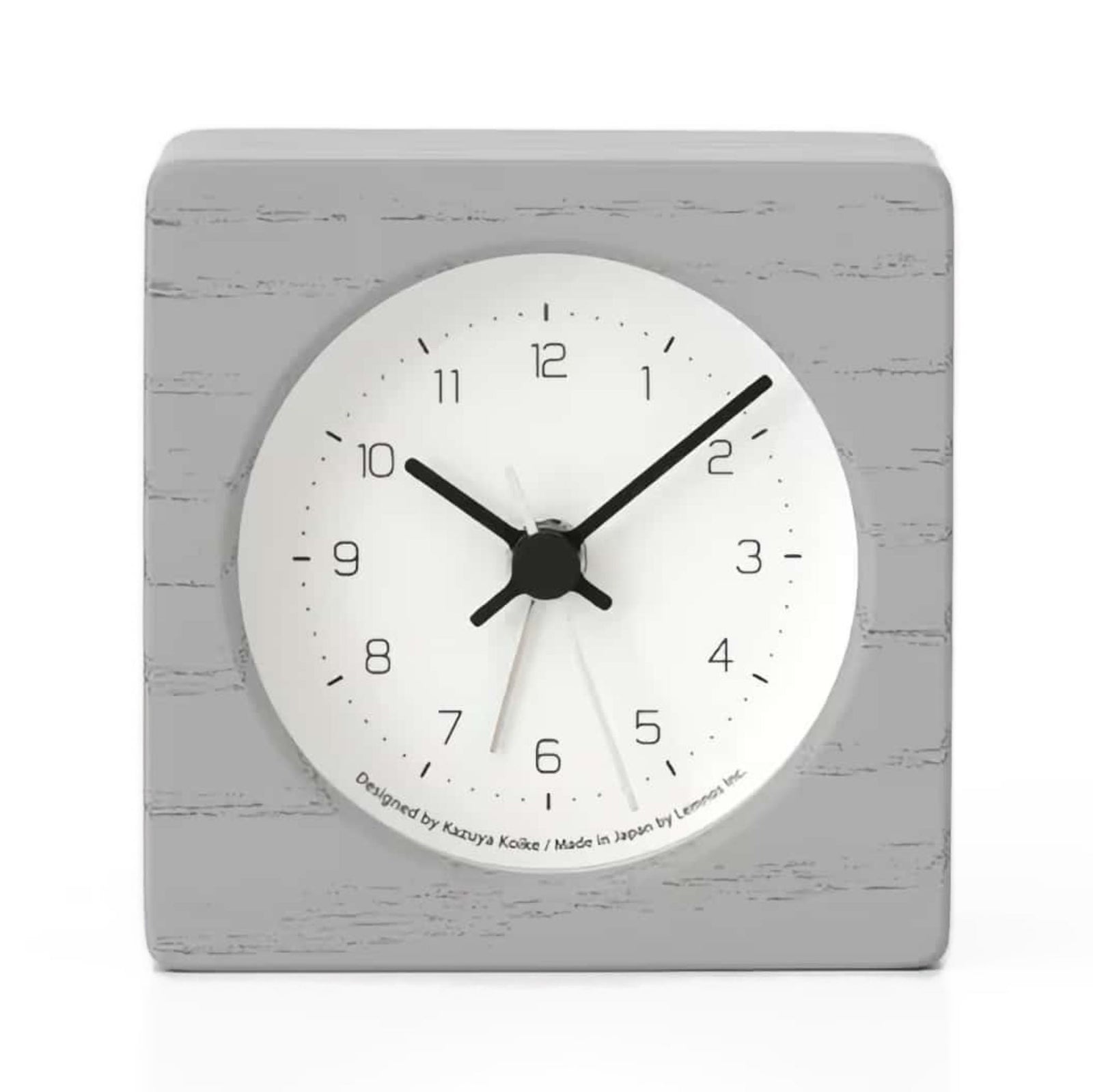 Lemnos NEUT alarm clock, grey