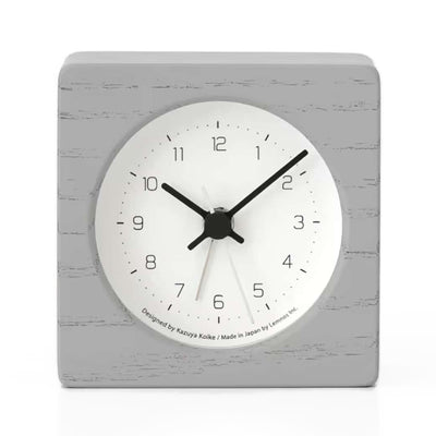 Lemnos NEUT alarm clock, grey