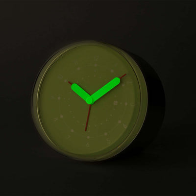 Lemnos ENTO aluminum alarm clock, light green