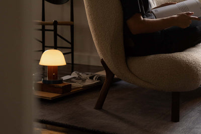 &Tradition Setago JH27 rechargeable lamp, rust/thunder