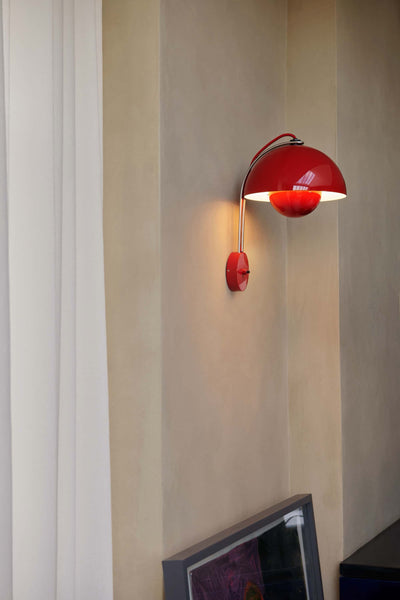 &Tradition Flowerpot VP8 wall lamp, mustard