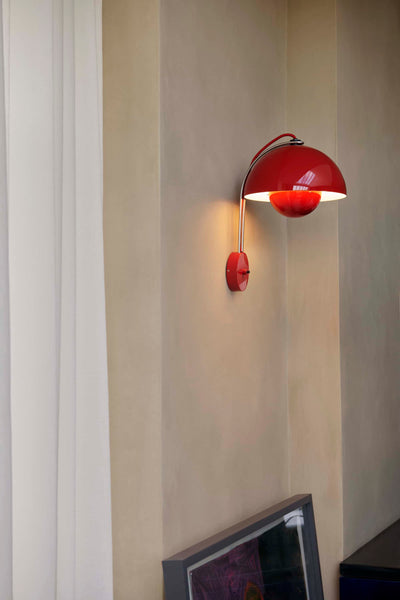 &Tradition Flowerpot VP8 wall lamp, mustard