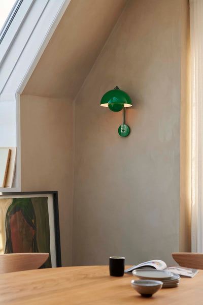 &Tradition Flowerpot VP8 wall lamp, mustard