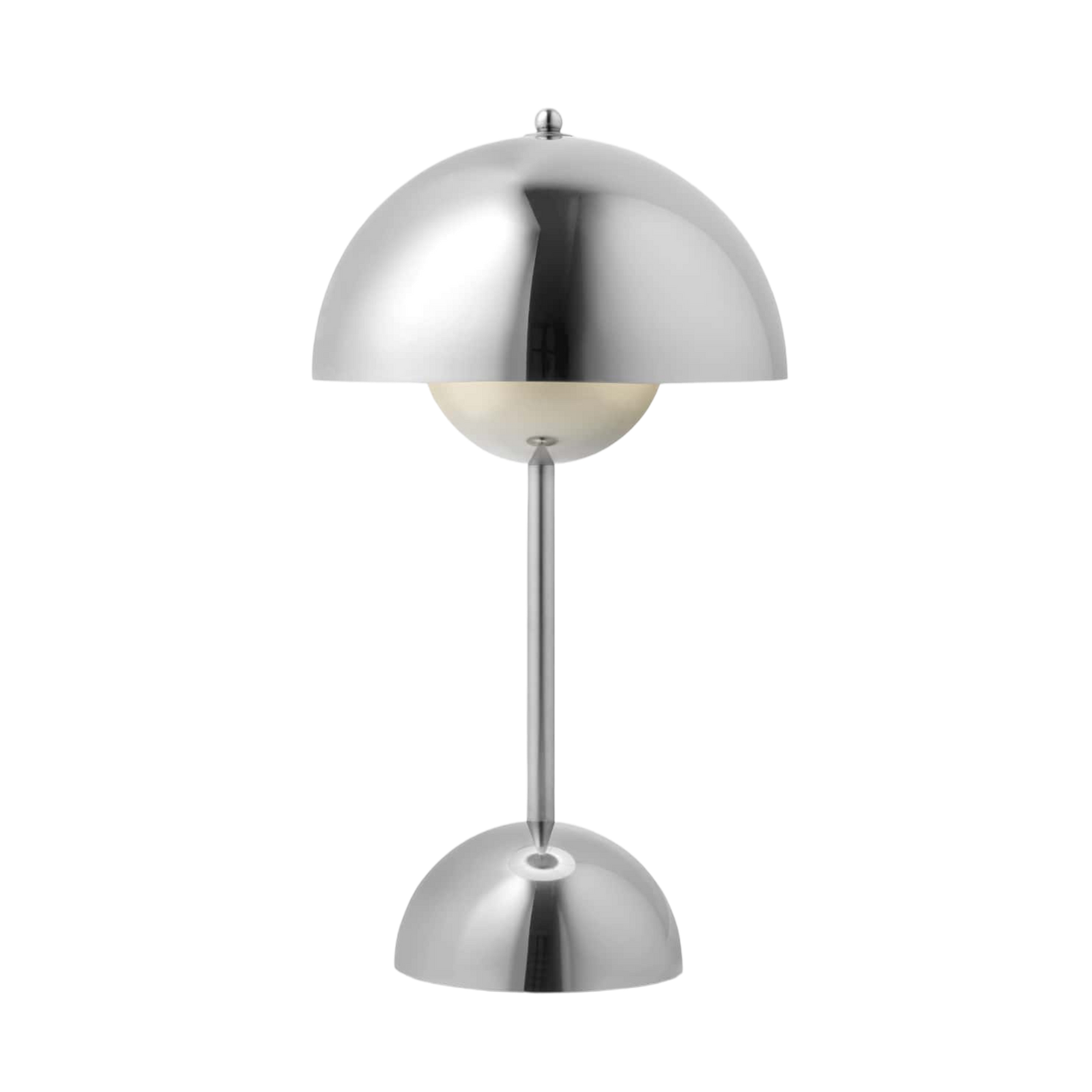 &Tradition Flowerpot VP9 portable table lamp, chrome