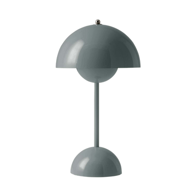 &Tradition Flowerpot VP9 portable table lamp, stone blue