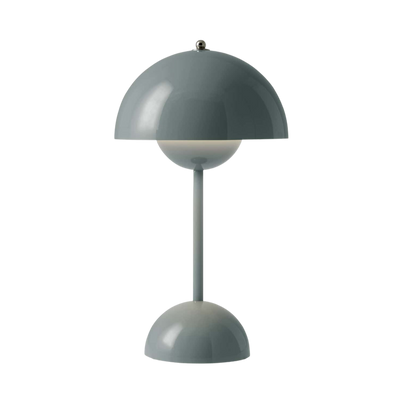 &Tradition Flowerpot VP9 portable table lamp, stone blue