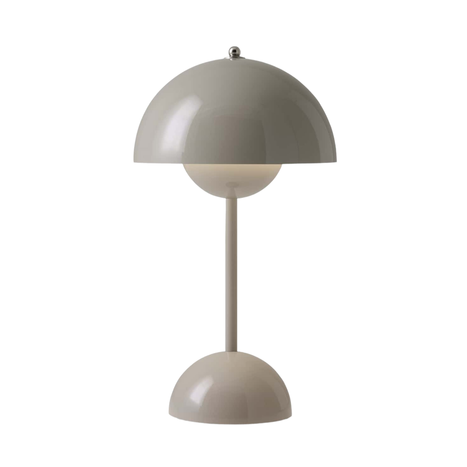&Tradition Flowerpot VP9 portable table lamp, grey beige