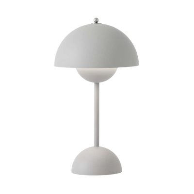 &Tradition Flowerpot VP9 portable table lamp, matt light grey