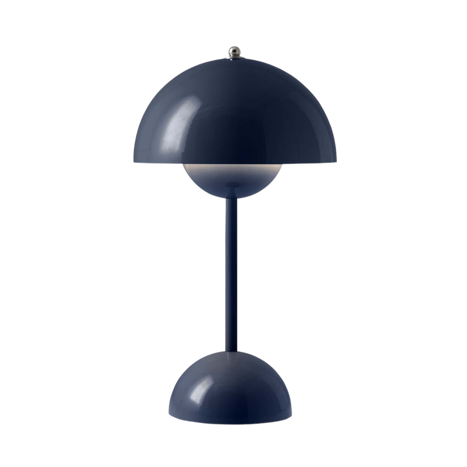 &Tradition Flowerpot VP9 portable table lamp, steel blue