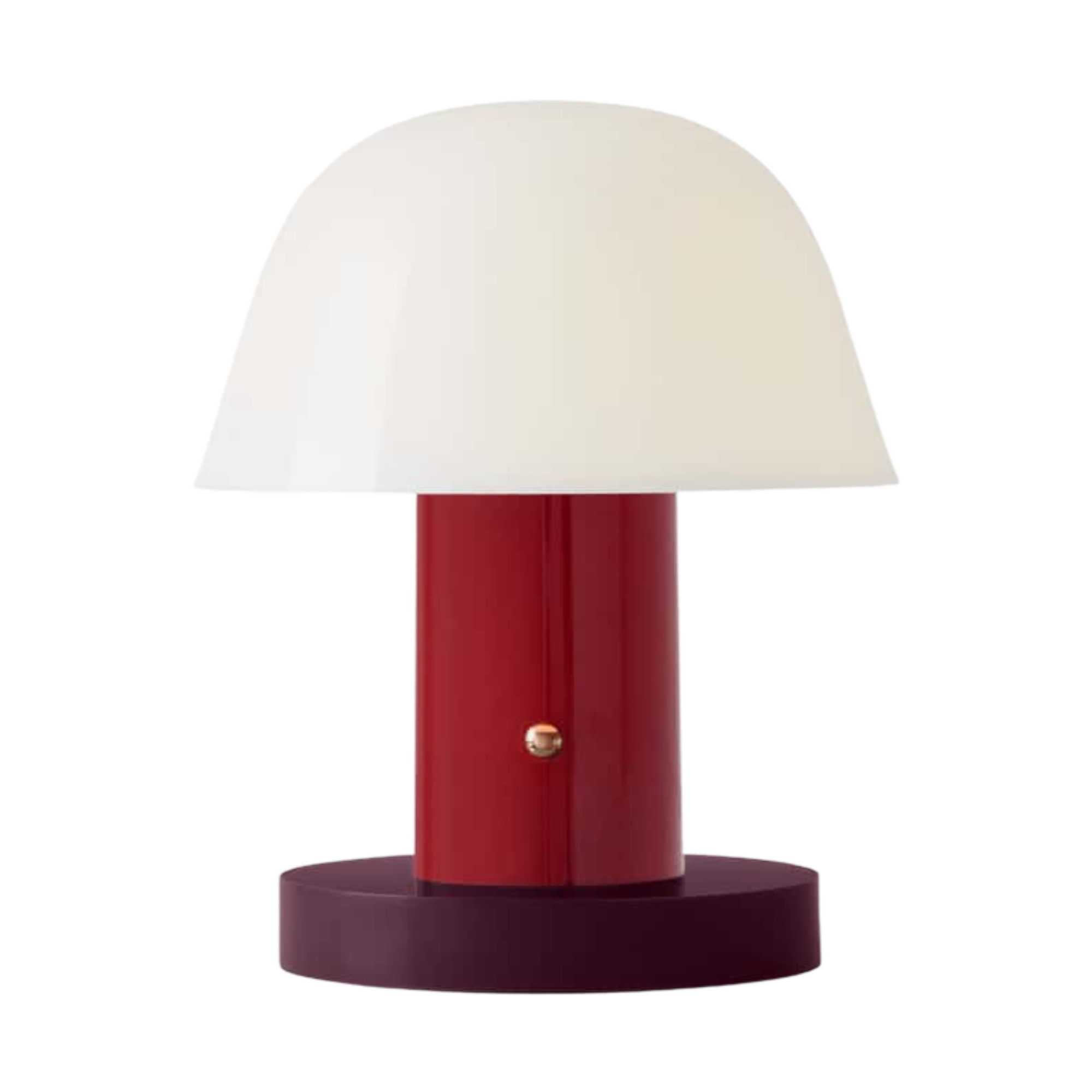 &Tradition Setago JH27 rechargeable lamp, maroon/grape