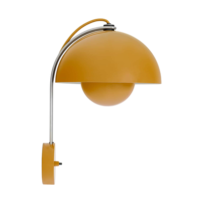 &Tradition Flowerpot VP8 wall lamp, mustard